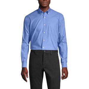NWT Lands' End | Men's Tailored Fit No Iron Long-Sleeved Shirt | 15-33